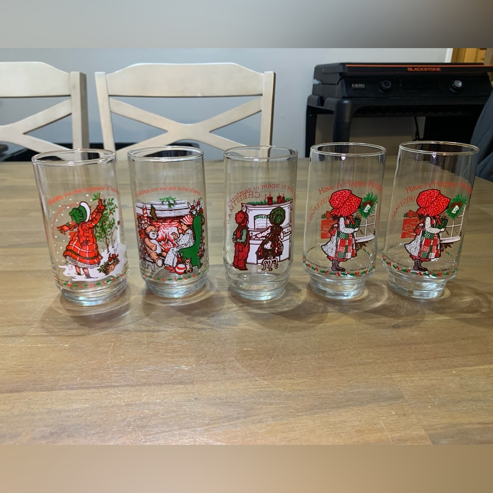 Holly Hobbie Coca-Cola Glasses